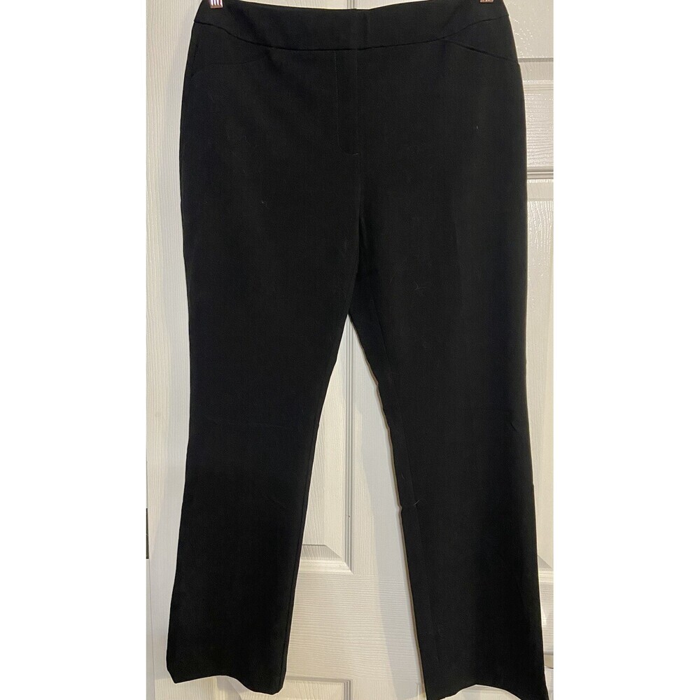 Chico’s So Slimming Black  Crop Pants Size .5 (US 6) Smooth Stretch Career NWT